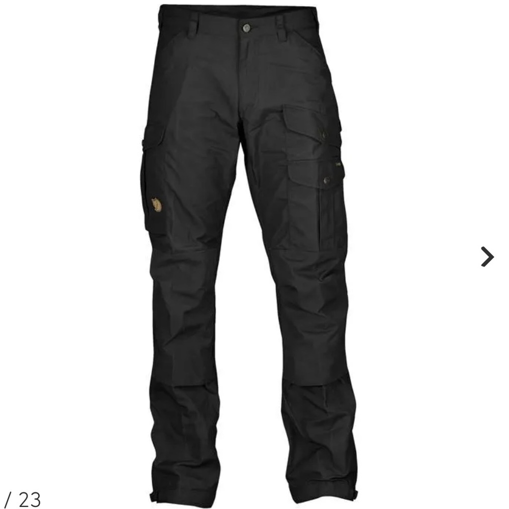 Fjallraven Men's Cargo Pants - Black
